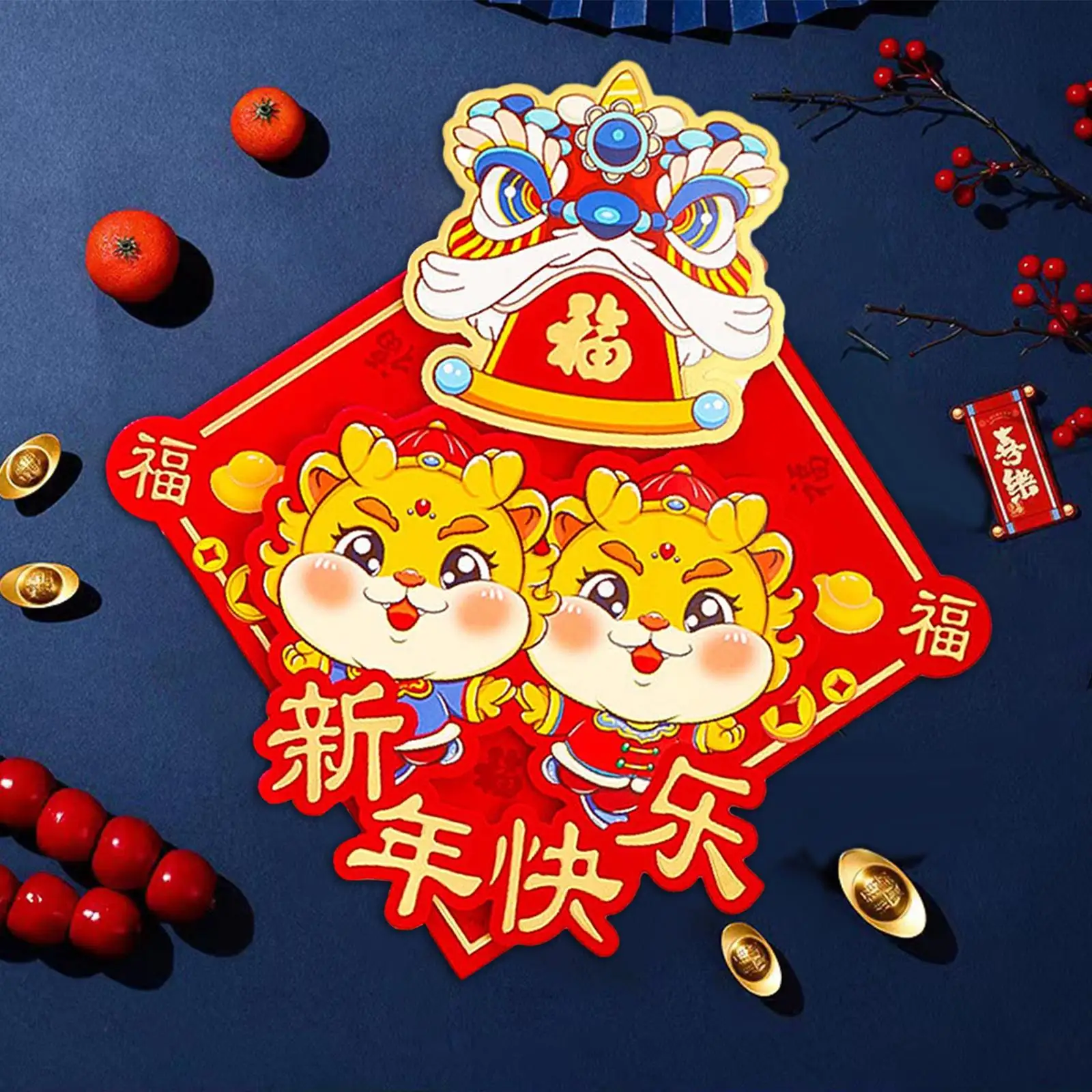 kinų Naujųjų metų durų lipdukas Tradiciniai kinų rašmenys Lango lipdukas valgomajam Miegamasis Atostogų spinta