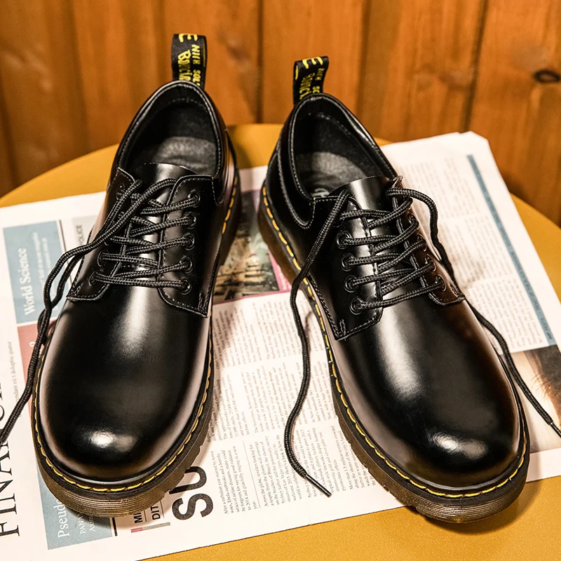 vyriški batai Prabangūs laisvalaikio natūralios odos aukštos kokybės laisvalaikio įrankių batai Patogūs rankų darbo madingi batai