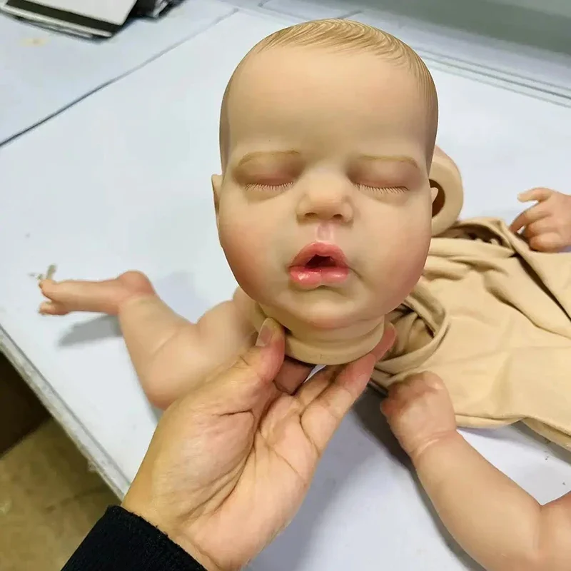 22inch Reborn Kit Sleeping Alexis Limited Edition Painted Lifelike Reborn Doll DIY Kit with Cloth Body Muñecas Reborn Kit