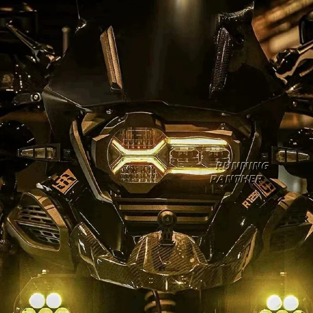 Motociklų priekinių žibintų apsaugos apsauga Oranžiniai fluorescenciniai dangteliai BMW R1200GS LC Adventuer R1250GS R 1200GS 1250GS ADVENTUER