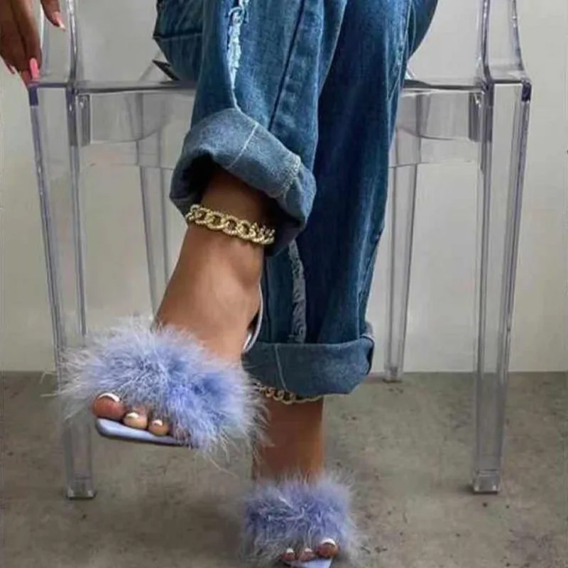 Naujas prabangus JAV dizaineris Batai Šlepetės vasaros prekės ženklas Desinger PU oda Moteriškos sandalinės laisvalaikio skaidrės Lauke moteriški šlepetės