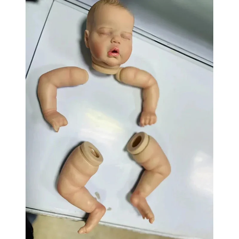22inch Reborn Kit Sleeping Alexis Limited Edition Painted Lifelike Reborn Doll DIY Kit with Cloth Body Muñecas Reborn Kit