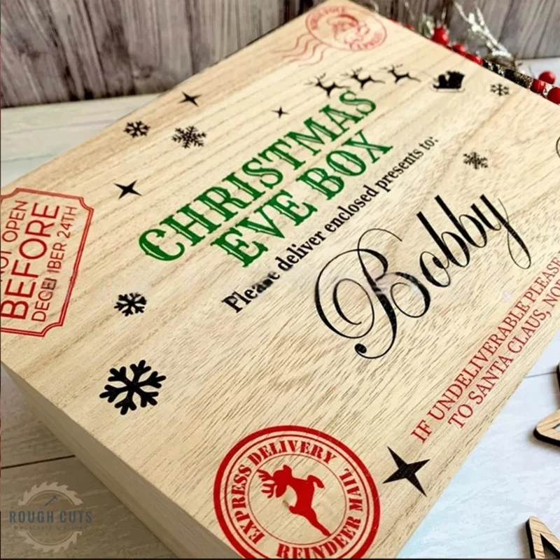 69HC Daugkartinio naudojimo dovanų dėžutė Kalėdinė dovanų dėžutė kiekvieną dovaną paverčia ypatinga Kalėdų tradicija