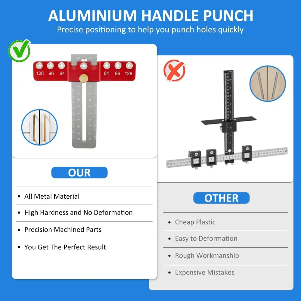 aliuminio lydinio CNC plonas rip jig naudingas aparatinės įrangos reguliuojamas gręžtuvas išplėstinis tipas suderinamas su dauguma maršrutizatoriaus stalčių
