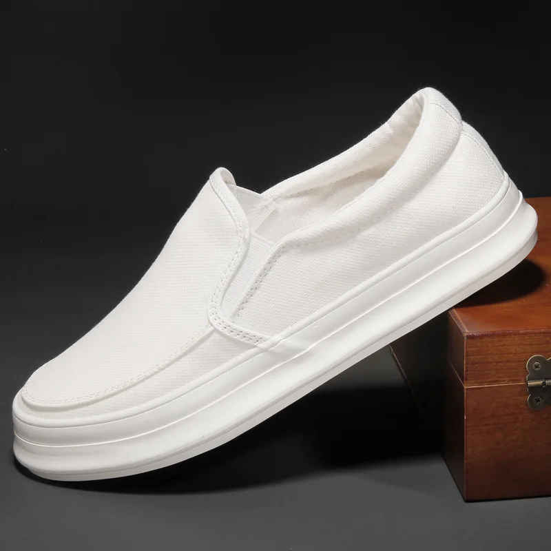 Vyriški laisvalaikio drobiniai batai Ruduo Nauji kvėpuojantys minkšti įsispiriami espadriliai vyrams Loafer sportbačiai Comfort Low-top Sneakers Avalynė