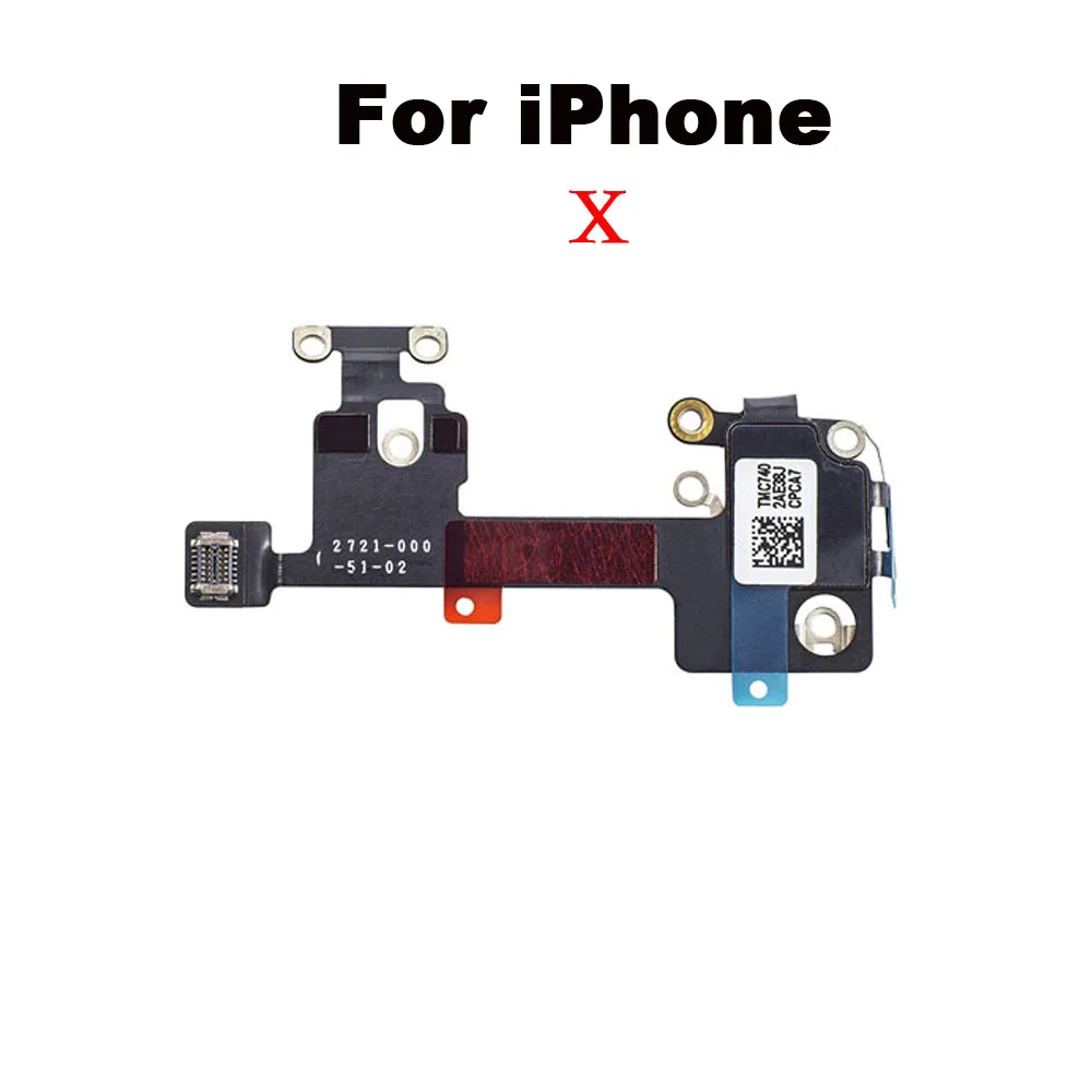 WiFi + GPS antenos signalo lankstus kabelis, skirtas iPhone 6 6P 6s 7 7P 8 Plus X Remonto atsarginės dalys