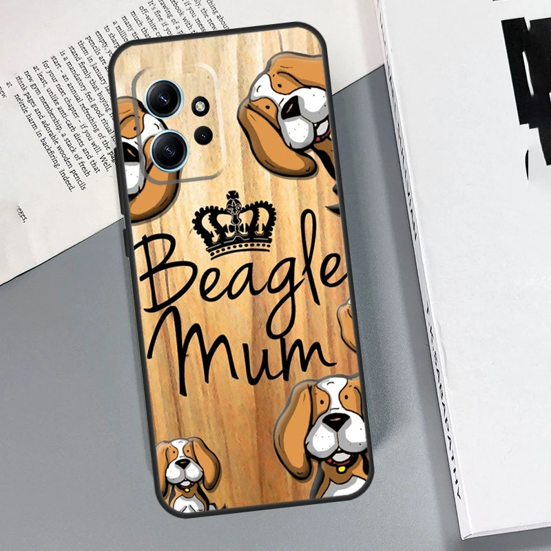 Rotveileris Labradoras Beagle Mum Funda Skirta Xiaomi Redmi 12 9A 9C 10A 10C 10C 12C Case Redmi Note 9 8 10 11 12 Pro 9S 10S 11S 12S