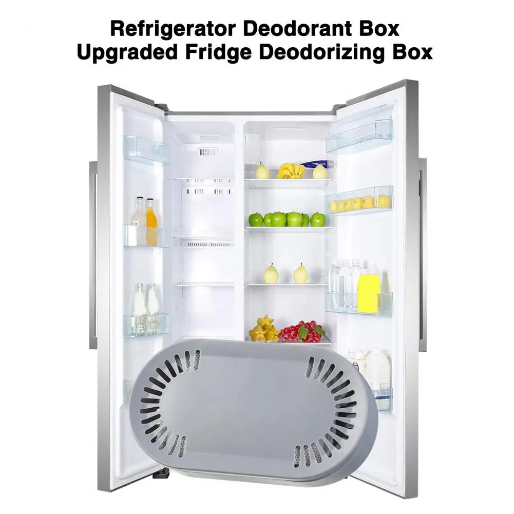 Šaldytuvo dėžutės šaldytuvo kvapo valiklis Efektyvus ilgalaikis šaldytuvo dezodorantas Natūralūs aktyvuotos anglies sprendimai namams
