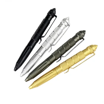 Aukštos kokybės gynybos asmeninis taktinis rašiklis Aliuminio lydinio tušinukas Daugiafunkciniai įrankiai Lauko savigynos rašiklis