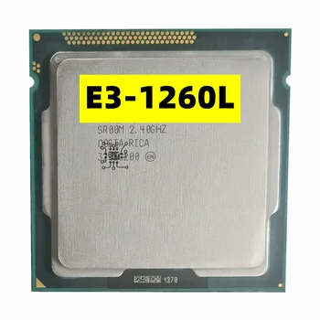 Xeon E3-1260L E3 1260L E3 1260 L 2,4 GHz keturių branduolių aštuonių gijų 45 W procesoriaus procesorius LGA 1155 nemokamas pristatymas