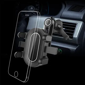 Automobiliniai ventiliaciniai telefonų laikikliai Universalus laisvų rankų įrangos mobiliųjų telefonų 