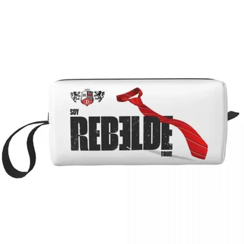 Soy Rebelde Tour logotipas RBD makiažo krepšys maišelis vandeniui atsparus kosmetikos krepšys Kelioninis tualeto reikmenų krepšys Organizatorius Laikymo piniginė Didelė talpa