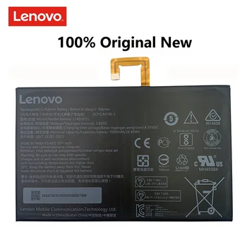 100% Original L14D2P31 3.8V 7000mAh 26.6Wh baterija Lenovo A7600 A10-70 Tab 2 A10-70F Tab2 A10-70L X30L baterijos Bateria