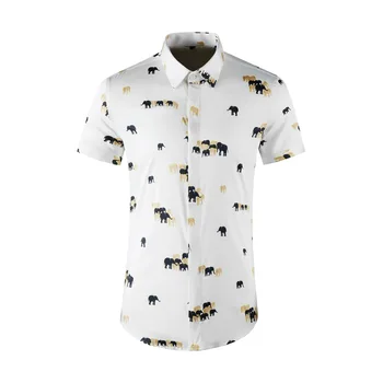 Aukštos kokybės prabangūs papuošalai vyriški marškiniai Havajų miesto marškiniai Vintažiniai vertikalūs baro marginti marškiniai vyrams Casualgood