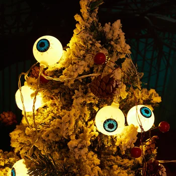 1,5m Helovino šviesos styginių akių kamuoliai Vaiduoklių festivalio vakarėlis Žibintų triukas arba skanėstas Laimingos Helovino dienos atmosfera Šviesos žibintas