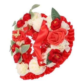 Vainikas Dirbtinės kapinės Gėlės Kapai Širdies gėlių puokštė Girlianda Pavasario galvos akmuo Dirbtinis memorialinis kapinių formos vasara