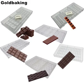 Heavy Duty Break-Apart Šokolado liejimo formos Polikarbonato saldainių batonėlių gamintojas 3D polikarbonato liejimo formos