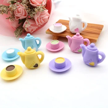 1PC Lėlių namų dekoratyviniai papuošalai Mini kavos arbatos puodelio modelis Stereoskopinis spausdinimas Puodelis Fotografavimo scenos rekvizitai