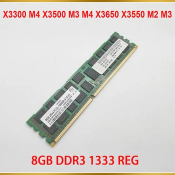1PCS Serverio atmintis IBM RAM X3300 M4 X3500 M3 M4 X3650 X3550 M2 M3 49Y1415 49Y1416 47J0136 8GB DDR3 1333 REG 