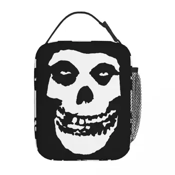 Misfits-Logo izoliuoti pietų maišeliai Nepralaidūs daugkartinio naudojimo terminis krepšys Tote pietų dėžutė Darbo kelionių mergaitė berniukas