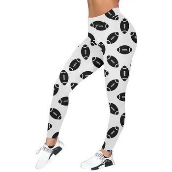Womens Casual Comfort Printed Sport Leggings Workout Kelnės Kelnės