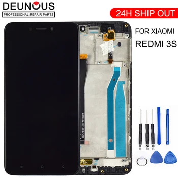Originalus LCD ekranas, skirtas XIAOMI Redmi 3S LCD ekranas Jutiklinio ekrano rėmelio keitimas XIAOMI Redmi 3 LCD ekranas Redmi 3X 3 Pro S LCD