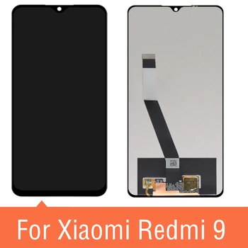 LCD ekrano atsarginės dalys Xiaomi Redmi 9, jutiklinio ekrano skaitmeninimo priemonė, M2004J19G, 6.53 