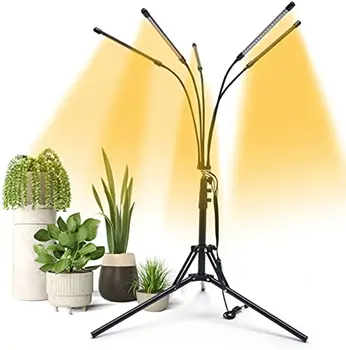 360° auga lempa augalų lempa LED augalų šviesa viso spektro 5 vamzdžiai augalų lempa augalų šviesa viso spektro augimas
