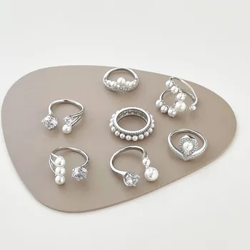 2024 Naujas 100% S925 sterlingų sidabro aukštos kokybės perlų žiedas moterims Personalizuotas mados prekės ženklo prabangių papuošalų vakarėlio dovana