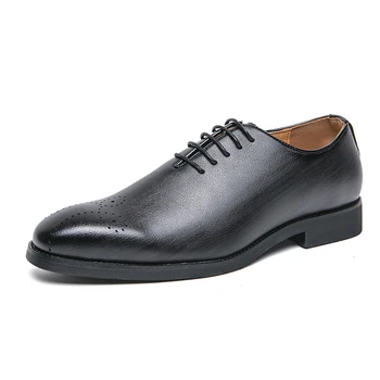 Sassafras dryžuoti odiniai batai Vyras Brockas Verslas Oficialus britų vyriški odiniai batai Didelio dydžio socialiniai batai Vyras