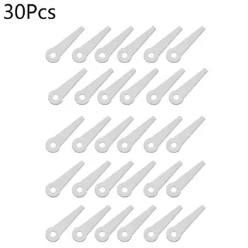 30vnt Keičiami plastikiniai pjaustytuvo peiliai tinka PolyCut 6-3 20-3 10-3 41-3 Vejapjovės žoliapjovės ašmenys Plastikiniai pjaustytuvai 4.8
