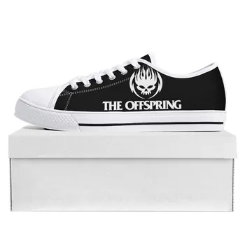 The Offspring Rock Band Low Top Aukštos kokybės sportbačiai Vyriški moteriški paaugliai Drobiniai sportbačiai Prode Casual Couple Shoes Custom Shoes
