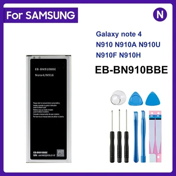 skirta SAMSUNG EB-BN910BBE EB-BN910BBK EB-BN910BBC EB-BN910BBU 3220mAh baterija Samsung Galaxy Note 4 N910 N910A/V/P/T/H NFC