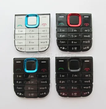 Juoda/Balta/Mėlyna/Raudona 100% Naujas Ymitn mobilus korpusas Dangtelio dėklas Klaviatūros Mygtukai Nokia 5130 nemokamas pristatymas