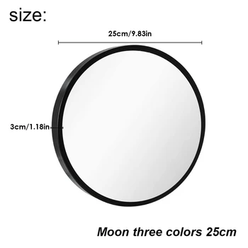 Makiažo veidrodis apvalus kosmetinis veidrodis su naktine lempa miegamojo LED naktinio lengvo makiažo reikmenys Planet 20cm