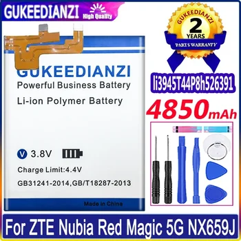 4850mAh GUKEEDIANZI baterija Li3945T44P8h526391 skirta ZTE Nubia Red Magic 5G NX659J pakaitinė baterija Bateria