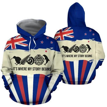 HX Australijos gobtuvai Tai kur mano istorija Beging Džemperiai Nacionalinė regioninė vėliava Spausdinti paltai Laisvalaikio megztiniai Tops