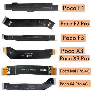 Originali pagrindinė plokštė Prijunkite FPC pagrindinę plokštę LCD Flex kabelių dalys Xiaomi Poco F2 pro F1 F3 X3 GT M4 X4 X5 4G 5G M2 C3