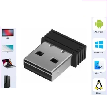 Nešiojamas belaidis USB pelės Jiggler Mover Laikykite kompiuterį budrų Pagerinkite žaidimų efektyvumą 
