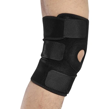 1PC Kelio petnešos atraminė rankovė Reguliuojama atvira girnelės stabilizatoriaus apsauga Nailono įvyniojimas artritui Menisko ašarojimas Bėgimo sportas