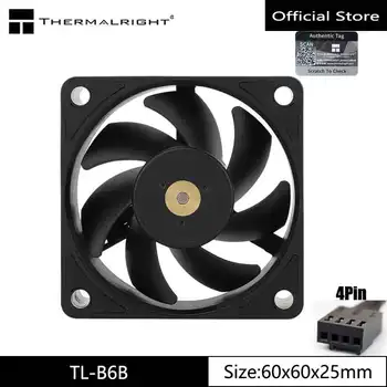 Thermalright TL-B6B važiuoklės aušinimo ventiliatorius, 60x60x25mm/3200RPM mažas triukšmas ir didelio našumo kompiuterio ventiliatorius