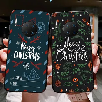 Kalėdinis telefono dėklas, skirtas Huawei Mate 10 20 30 40 50 lite pro Nova 3 3i 5 6 SE 7 pro 7SE