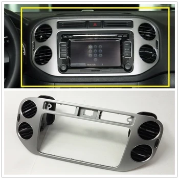 For Volkwagen VW TIGUAN 2013-2018 5N Facelift Center Console Dashboard Air Outlet Vent Cover Front Dash A/C Kondicionavimo rėmas 