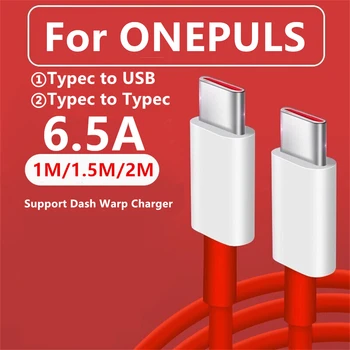 skirta Oneplus 9 9R Nord 2 N10 CE 5G Warp Charge Type-C Dash Cable 6A Fast Charge One Plus 8 7 Pro 7t 7 T 6t 9RT Warp Charger