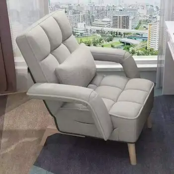 LIving room Nordic Modern medžiaginė viengulė sėdmaišio sofa Maža sofa Lounge kėdė