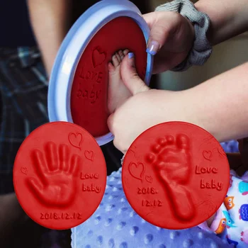 Baby Care Air Hand Foot Inkpad, džiovinimas, minkšto molio rankų atspaudas, įspaudų liejimas, tėvų ir vaikų rankų rašalas, 20g
