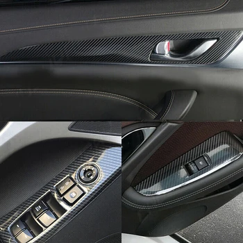 Automobilio salono apdailos lipdukų priedai Juodas anglies pluoštas BMW F15 14-18 blizgių dalių keitimas Aukštos kokybės